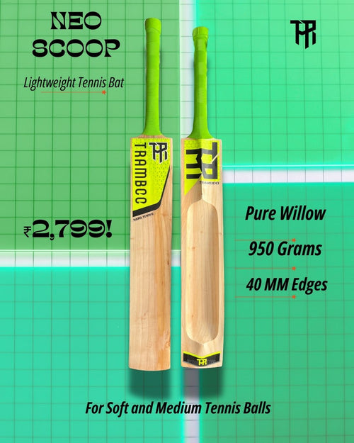 Neo Scoop Bat - Semi Double Blade (Soft and Medium Tennis)