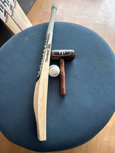 #EW-NL7 Grade 2 English Willow Bat (Full Profile, 1185 Grams, Round Handle)