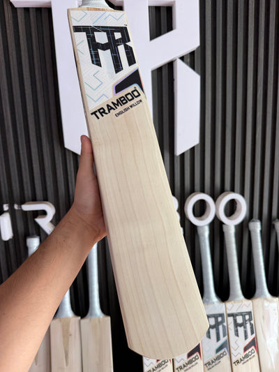 #024 Grade 2 English Willow Bat (Hardik Pandya Profile, 1180 Grams, Round Handle)