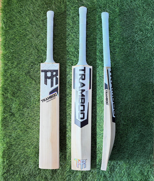 #008 Grade 2 English Willow Bat (Full Profile - Hard Hitting, 1250 Grams, Round Handle)