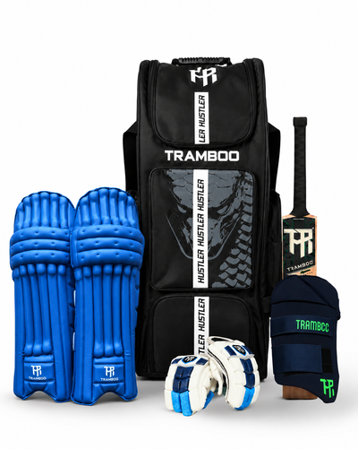 Tramboo Hustler Kit - Alpine Bat, Kitbag, Batting Pads, Gloves, Thigh Pad