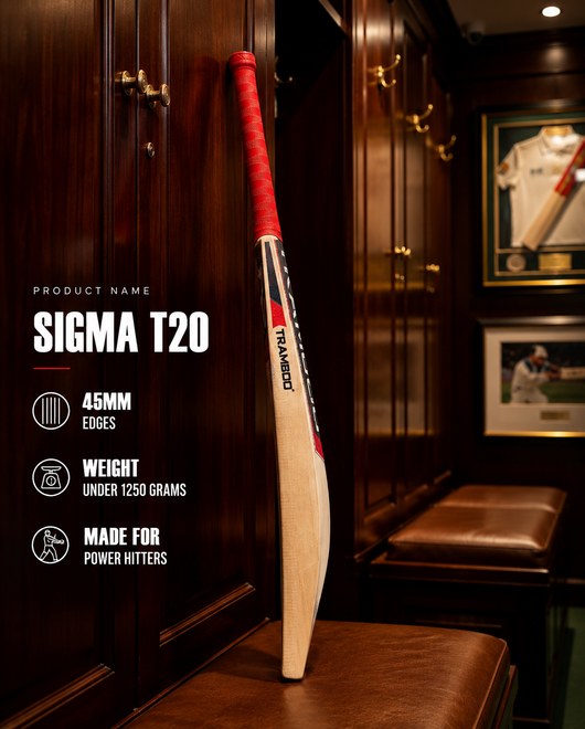 Sigma T20 Power Hitting Leather Bat