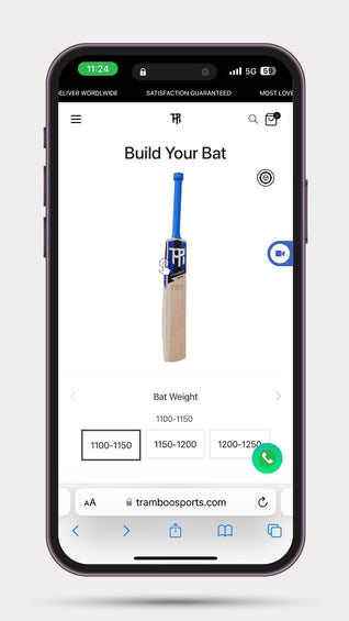 Tramboo Player's Edition 3D Customised Bat