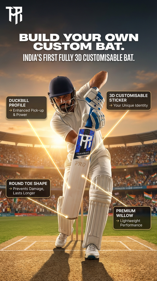 Tramboo English Willow 3D Customised Bat